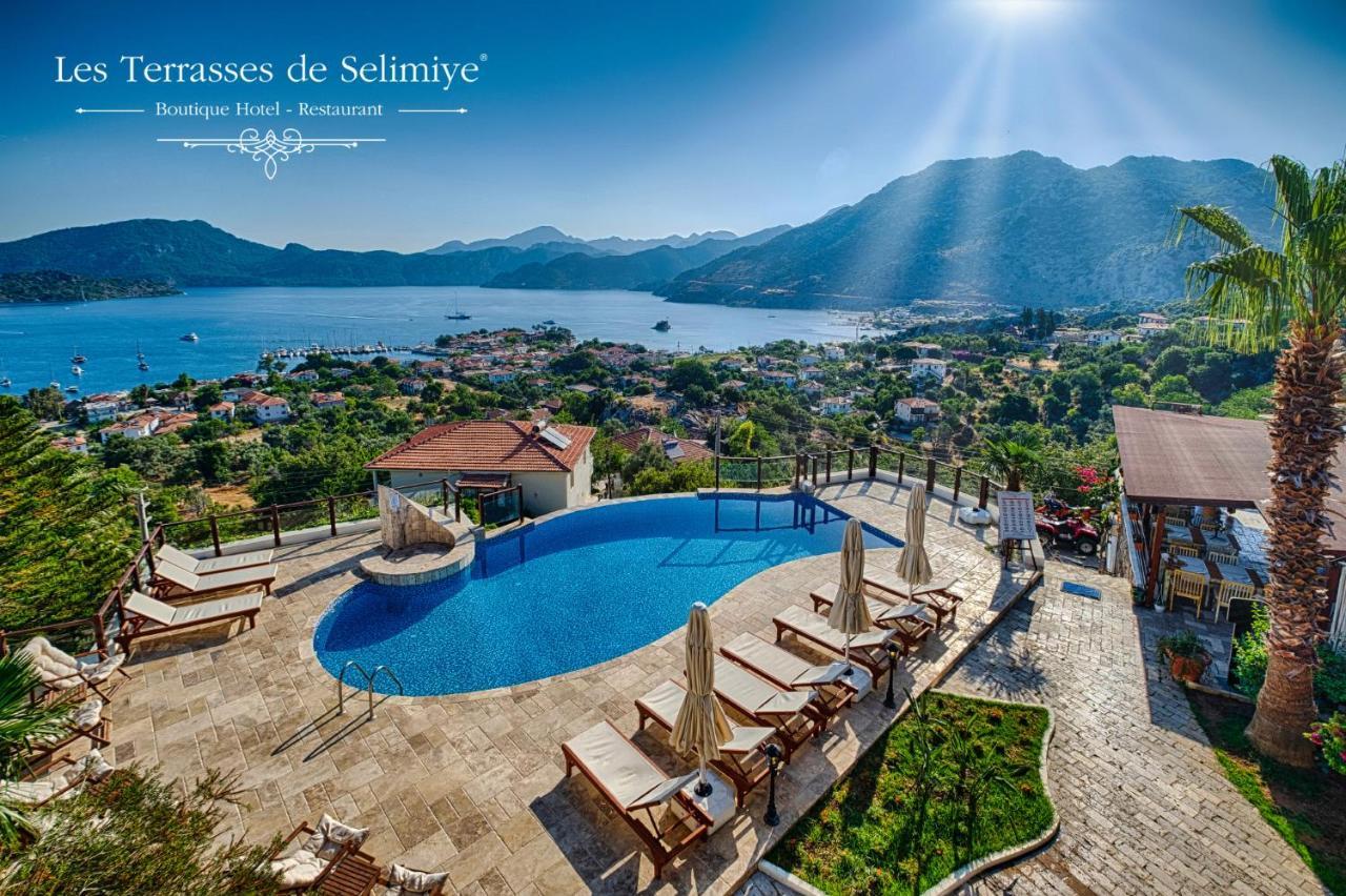 Отель Les Terrasses De Selimiye Селемие Экстерьер фото
