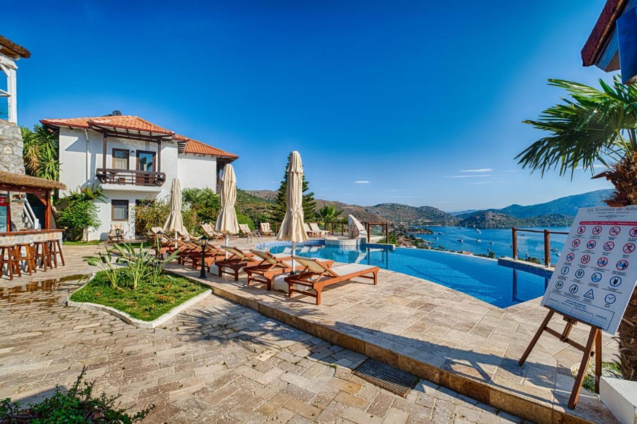 Отель Les Terrasses De Selimiye Селемие Экстерьер фото